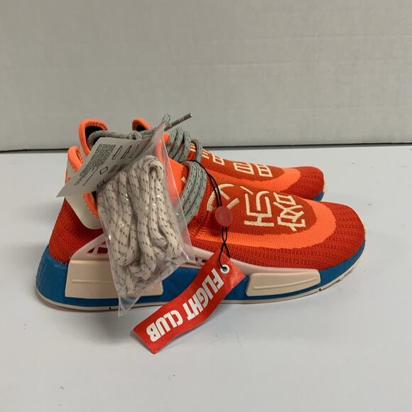 Adidas Pharrell x NMD Human Race Extra Eye - Bold Orange H67401 Size 7